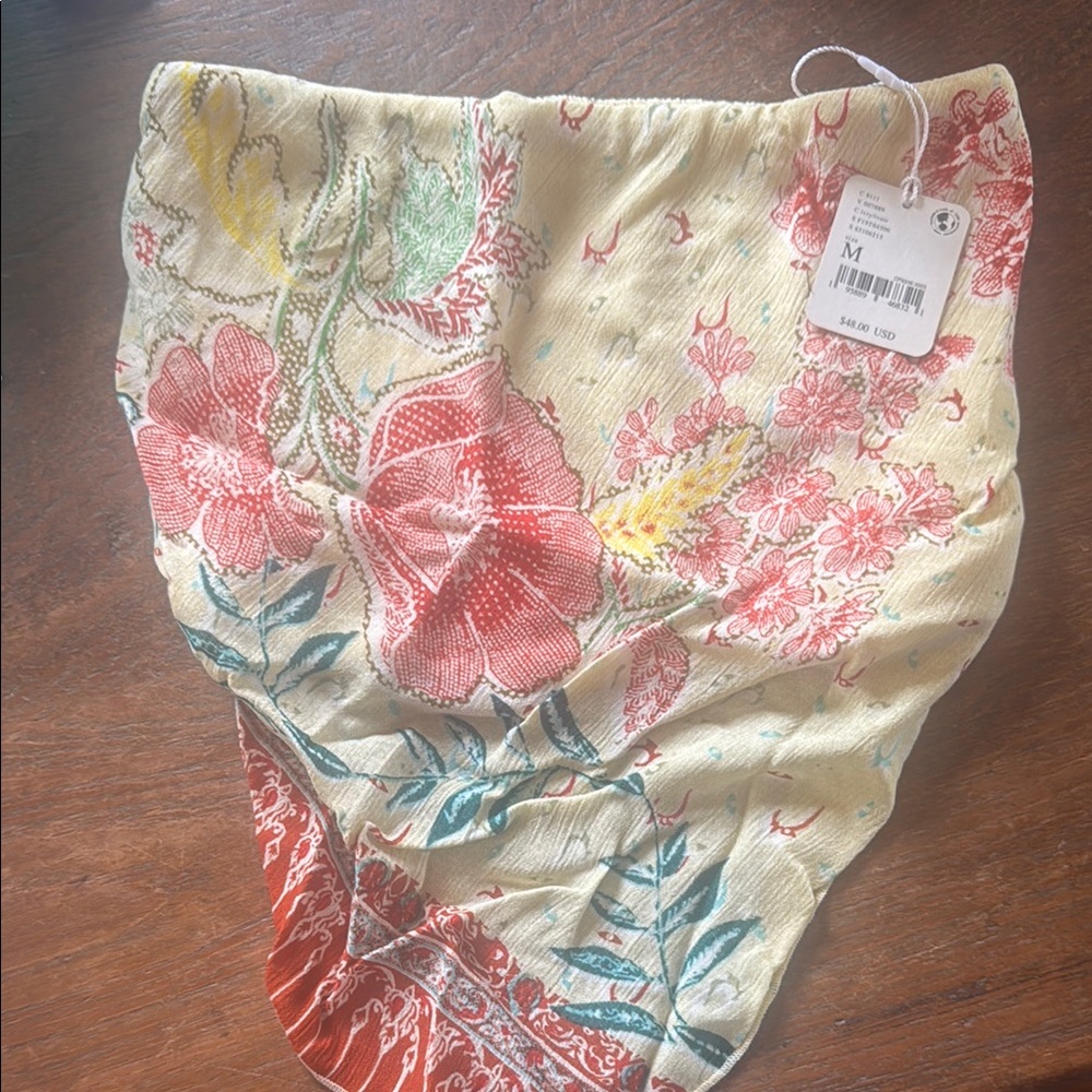 Free People scarf tube top. Fits like a Size small to xtra small.